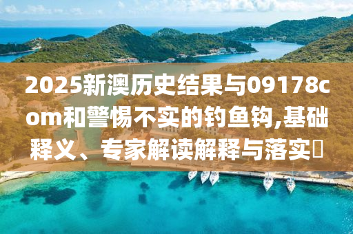 2025新澳歷史結果與09178com和警惕不實的釣魚鉤,基礎釋義、專家解讀解釋與落實?